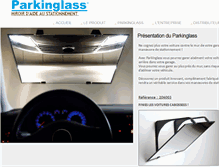 Tablet Screenshot of parkinglass.com